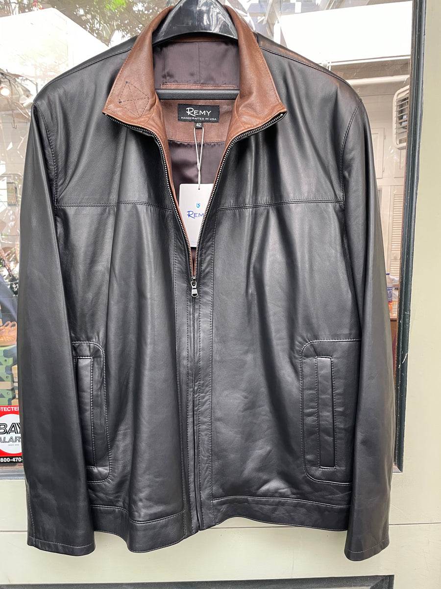 Remy Vintage Soft Buttery Leather Jacket deals sz 40