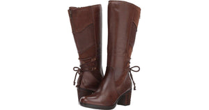 Womens Bark Brown Leather Boots